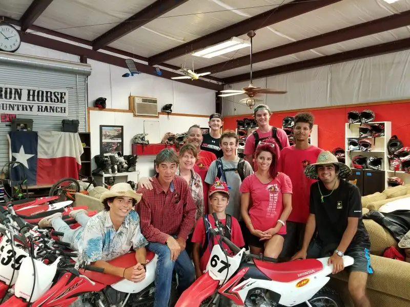 Coaches staff at summer camp Iron Horse Country