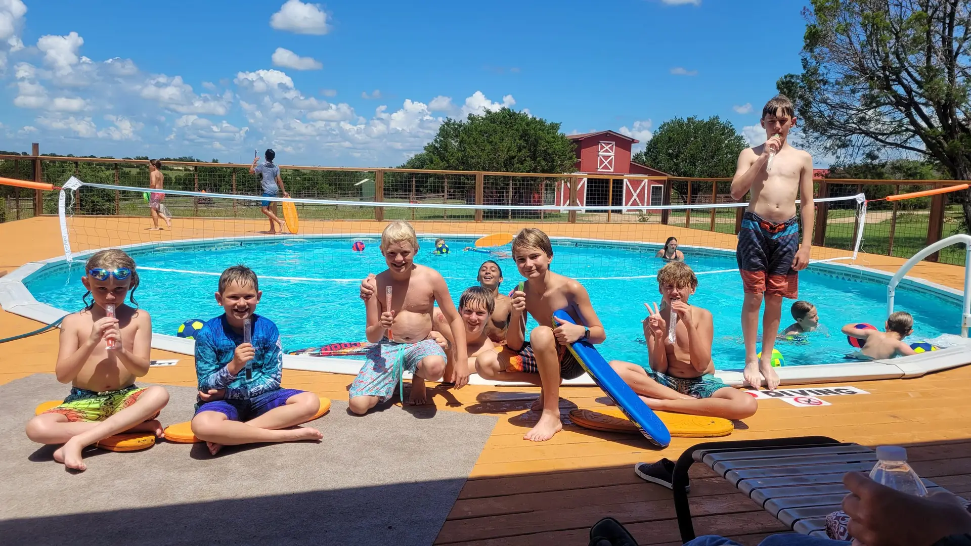 pool at summer camp Iron Horse Country Ranch