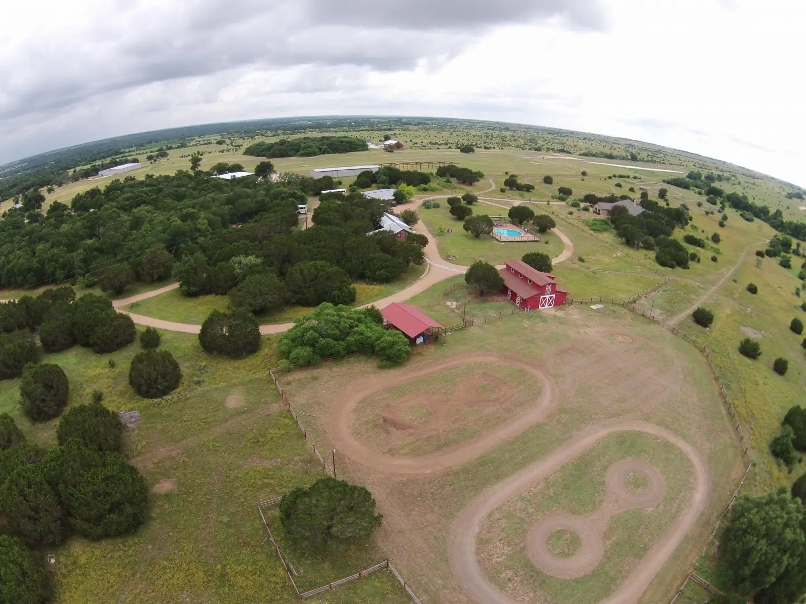 About Summer Camp at Iron Horse Country Motocross and location aerial view of summer camp