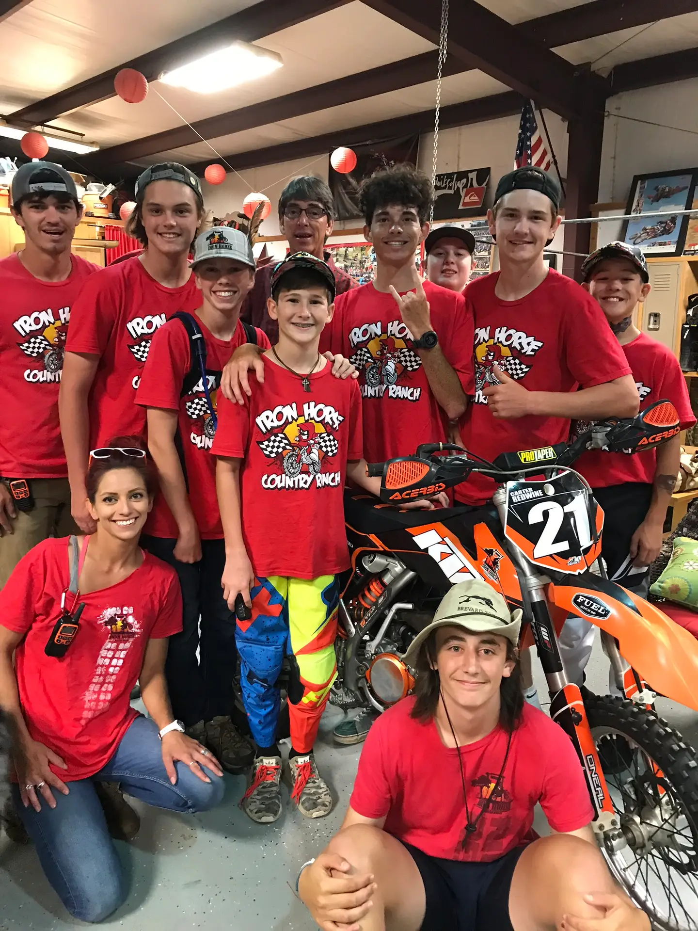 Caring summer camp counselors and coaches at or adventure camp Iron Horse Country Ranch